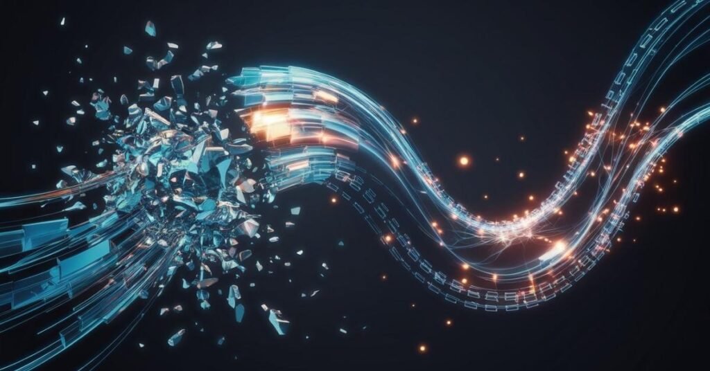 iagram of stable vs unstable AI data streaming.