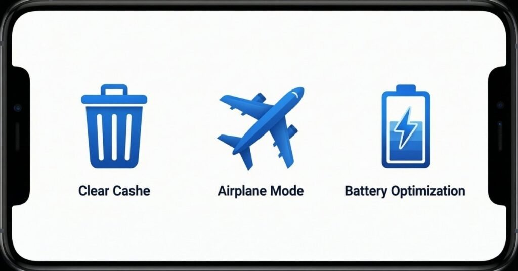 Clearing Telegram cache for "Connecting" loop fix 2026.