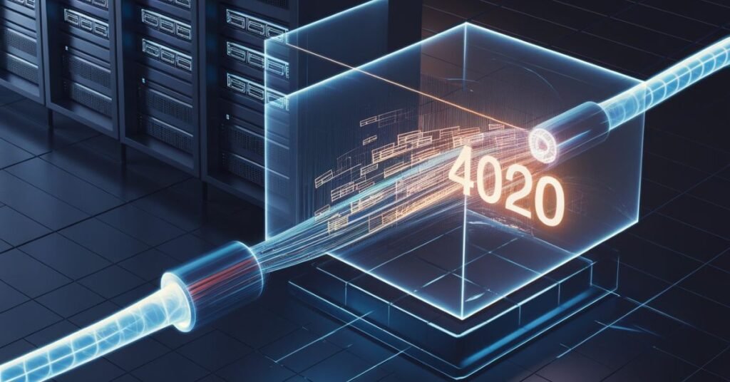 Diagram showing an AI API request blocked by a proxy gateway wall.