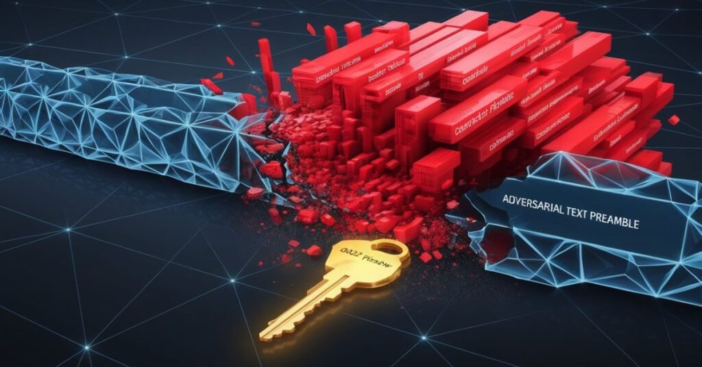 Technical diagram showing token saturation and attention decay in a transformer architecture.