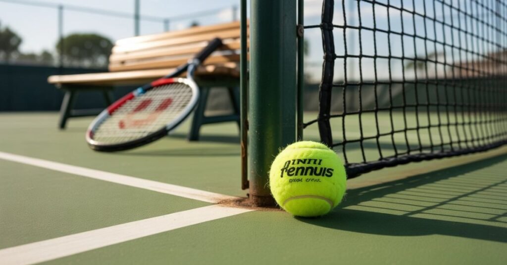 Tennis scoring terms and clues for daily word game puzzle